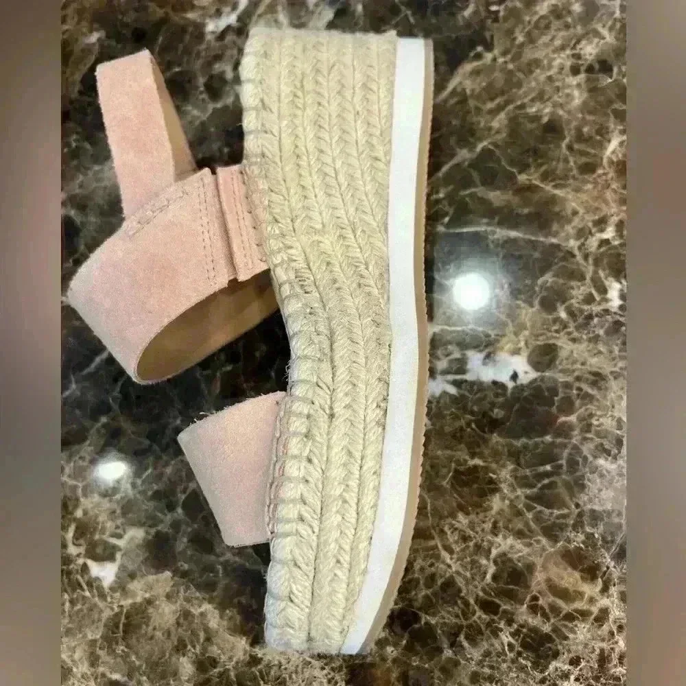 Dolce Vita Mauri Espadrilles Sandal Peach Size 7.5M